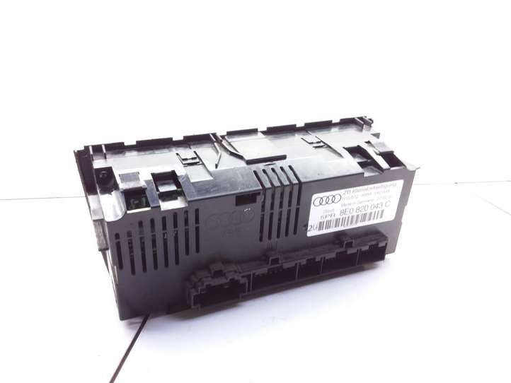 Audi A4 (2000 - 2006)  8E0820043C Блок управления кондиционера воздуха / климата/ печки (в салоне)