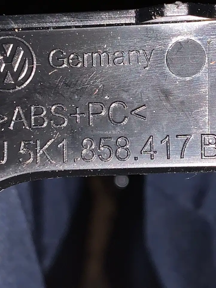 Volkswagen Golf VI (2009 - 2013) 5K1858417E Декоративная планка — фото 2
