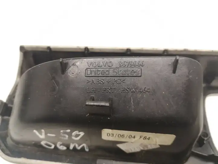 Volvo S40 (2004 - 2007) 8679666 Накладка кнопки стеклоподъемника — фото 2