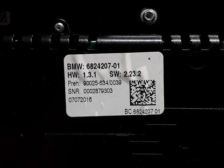 BMW 5 F10 F11 (2009 - 2016)  6824207 Блок управления кондиционера воздуха / климата/ печки (в салоне)