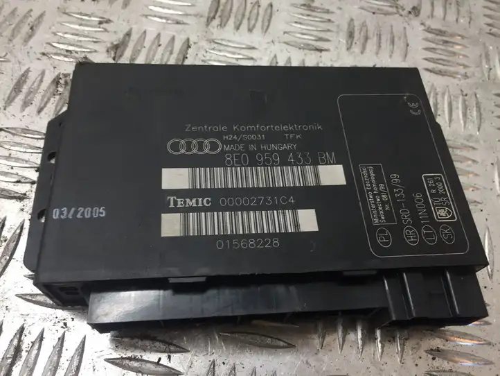 Audi A4 S4 B7 8E 8H (2004 - 2009) 8E0959433BM Модуль комфорта — фото 1