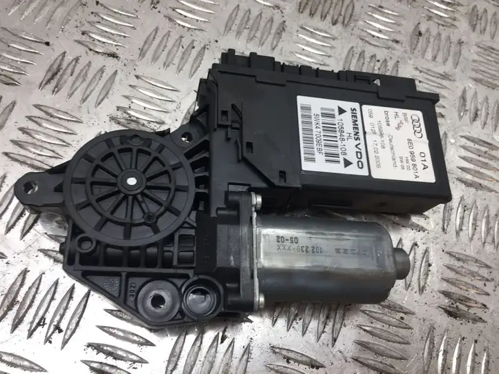 Audi A4 S4 B7 8E 8H (2004 - 2009) 8E0959801A Стеклоподъемник задней двери — фото 1