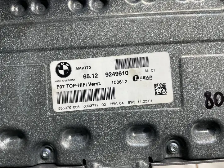 BMW X5 E70 (2006 - 2013) 9249610 Комплект аудиосистемы — фото 12