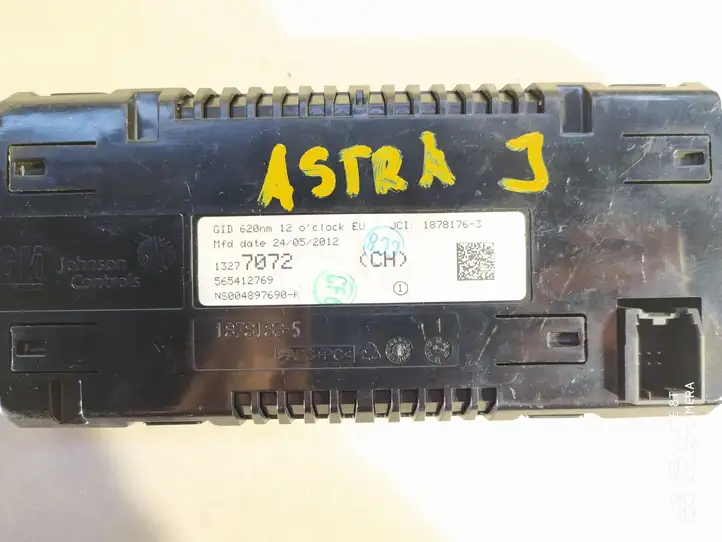 Opel Astra J (2009 - 2012) 565412769 Дисплей / маленький экран — фото 2