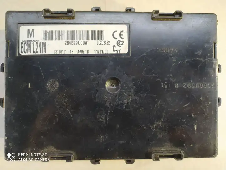 Nissan Note (E11) (2006 - 2014) 284B29U00A Модуль комфорта — фото 1