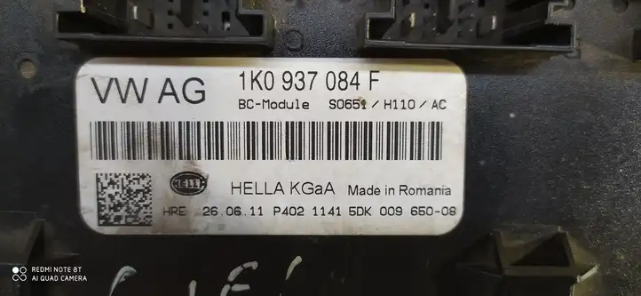 Volkswagen Golf VI (2009 - 2013) 1K0937084F Модуль комфорта — фото 2