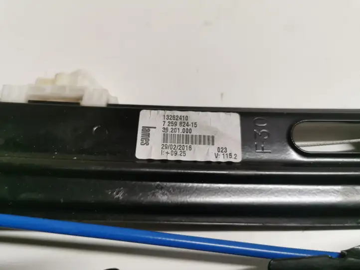 BMW 3 F30 F35 F31 (2012 - 2018) 13262410 Стеклоподъемник передней двери (без мотора) — фото 2