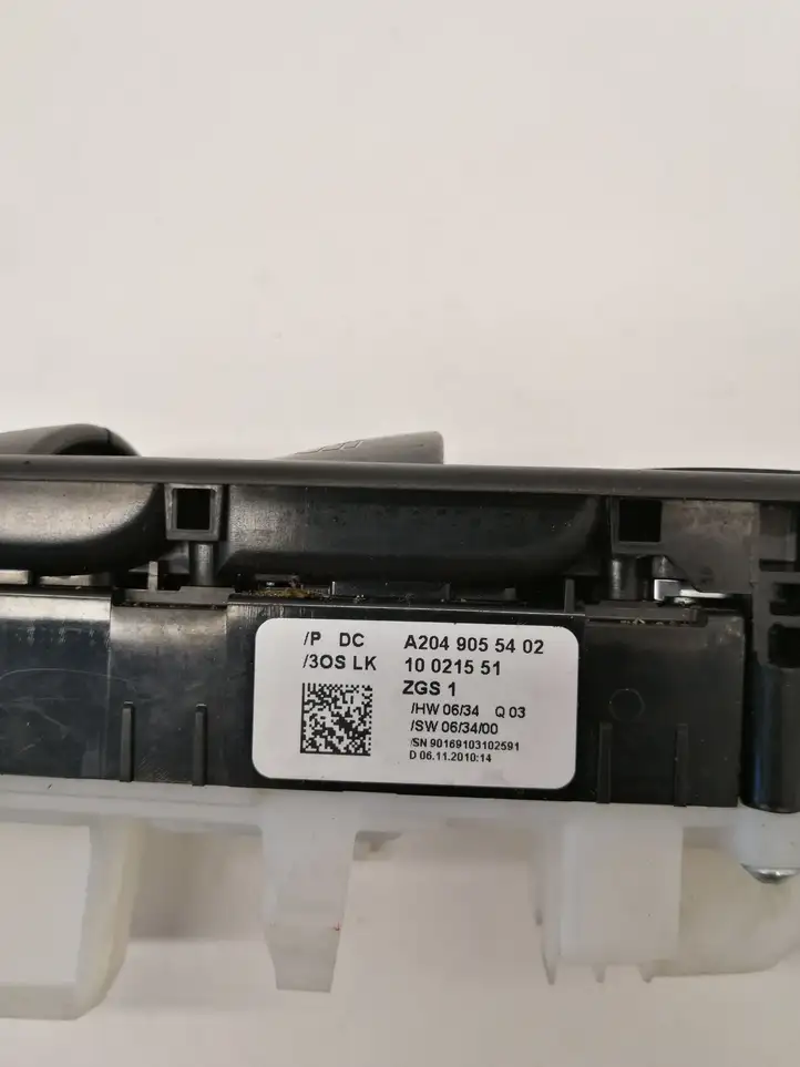 Mercedes-Benz E W212 (2009 - 2016) A2049055402 Блок кнопок стеклоподъемников — фото 2
