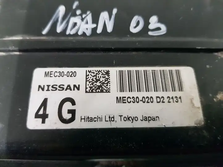 Nissan Primera (2001 - 2008) MEC30020 Блок управления двигателем (ЭБУ) — фото 2
