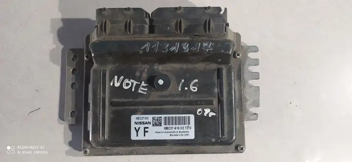 Nissan Note (E11) (2006 - 2014) MEC37510 Блок управления двигателем (ЭБУ) — фото 1