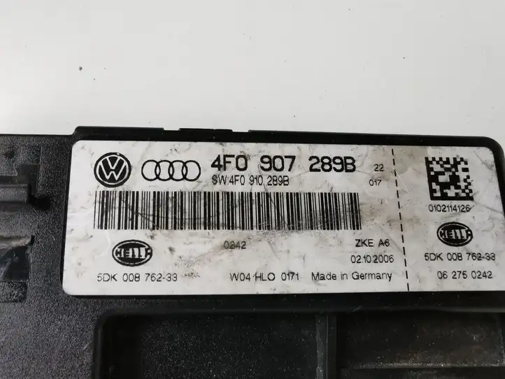 Audi A6 S6 C6 4F (2004 - 2008) 4F0907289B Модуль комфорта — фото 4
