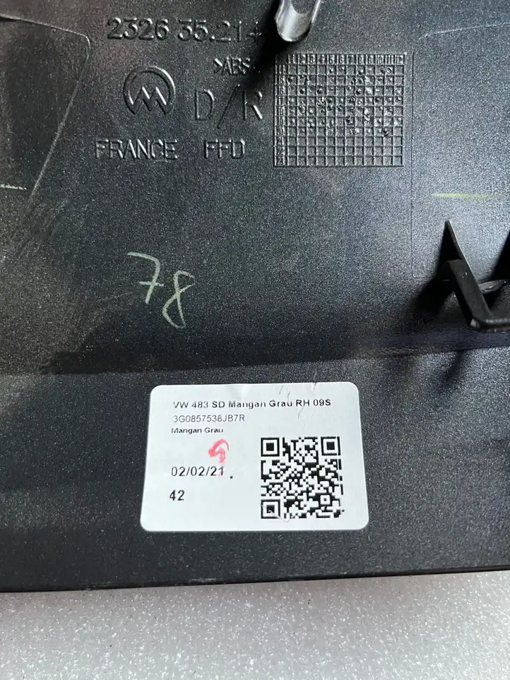 Volkswagen PASSAT B8 (2015 - ) 3G0857538J Элементы бокового зеркала — фото 3