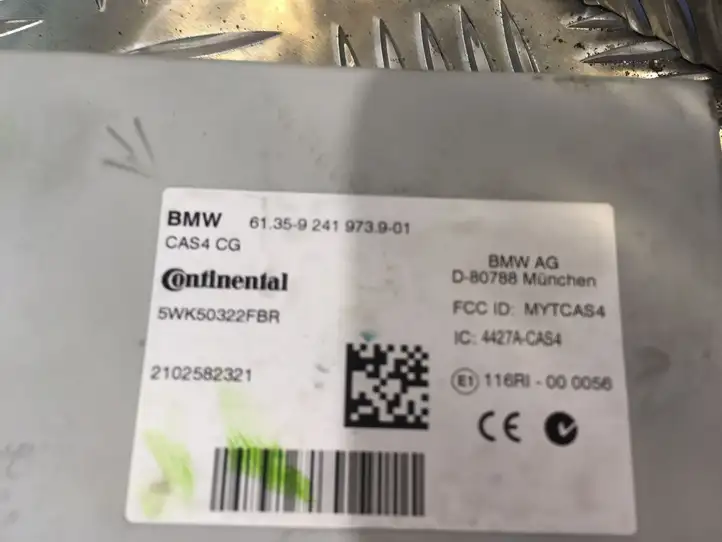 BMW 5 F10 F11 (2009 - 2016) 61359241973901 Блок управления CAS — фото 2