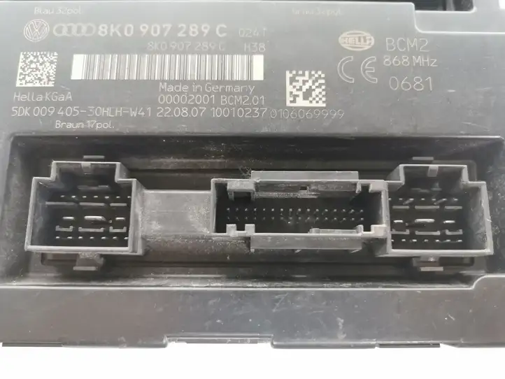 Audi A5 8T 8F (2007 - 2011) 8K0907289C Модуль комфорта — фото 5