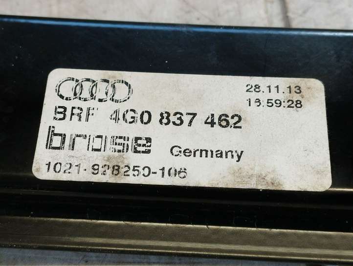 Audi A6 (2011 - 2014)  4G0837462 Механизм для электрического подъема окон передней двери (без двигателя)