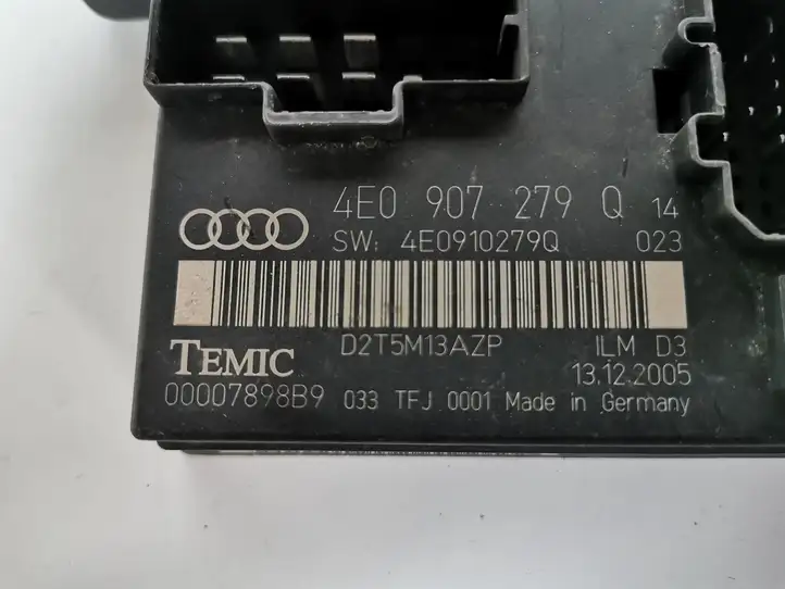 Audi A8 S8 D3 4E (2005 - 2007) 4E0907279Q Модуль комфорта — фото 4