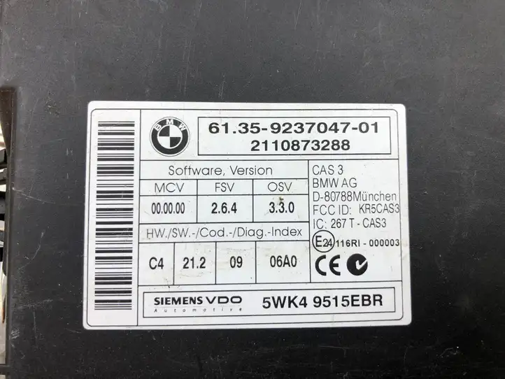 BMW 3 E90 E91 (2005 - 2012) 6135923704701 Модуль комфорта — фото 3