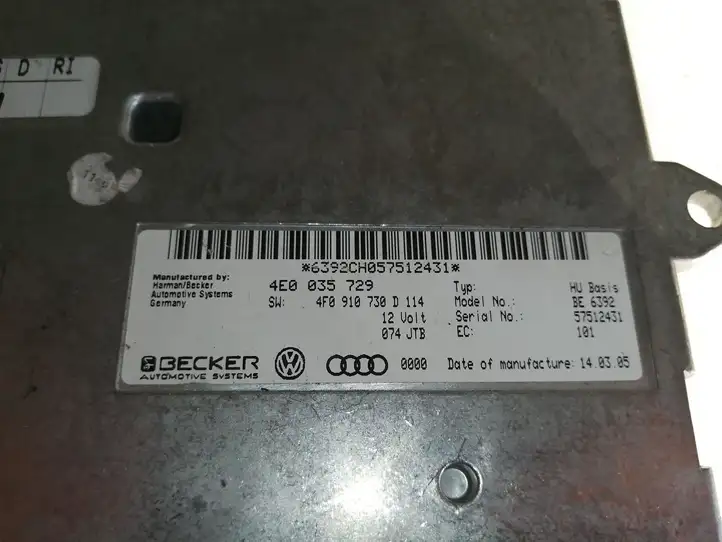 Audi A6 S6 C6 4F (2008 - 2011) 4E0035729 Блок MMI — фото 4