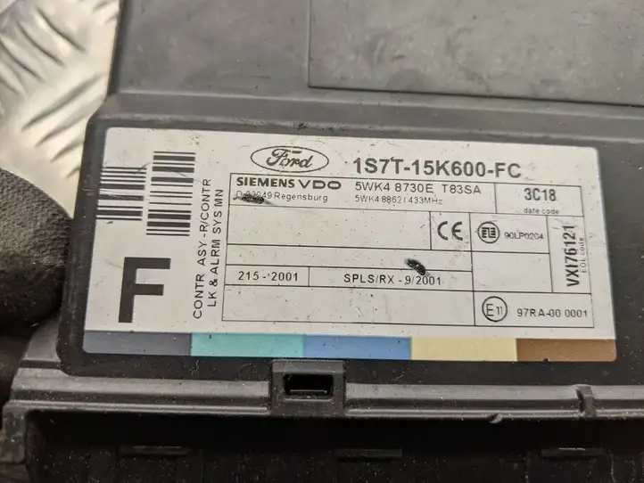 Ford Mondeo Mk III (2000 - 2007) 1s7t15k600fc Модуль комфорта — фото 5