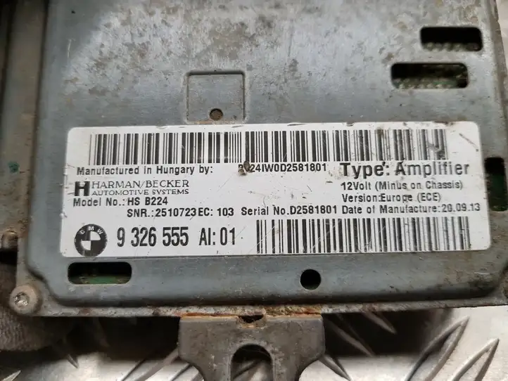 BMW 1 F20 F21 (2011 - 2019) 9326555 Усилитель звука — фото 5