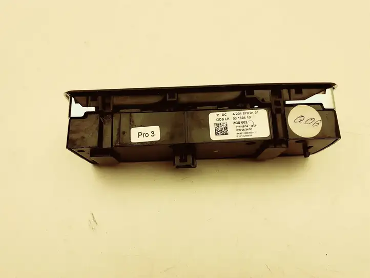 Mercedes-Benz C W204 (2007 - 2014) A2048700151 Блок кнопок стеклоподъемников — фото 5