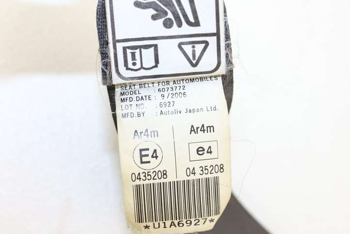 Honda CR-V (2006 - 2009)  82480-SWW-G0Y Средний ремень безопасности ()