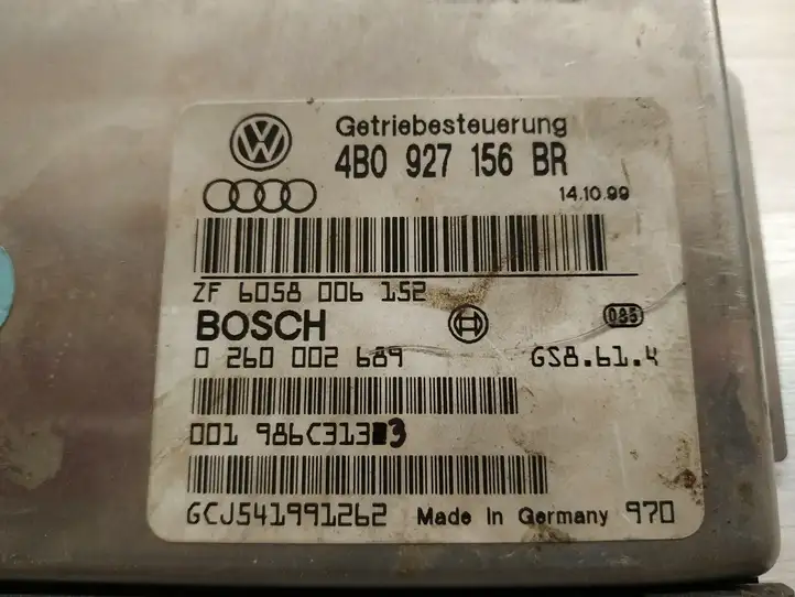 Audi A6 S6 C5 4B (2001 - 2004) 4B0927156BR Блок управления АКПП — фото 4