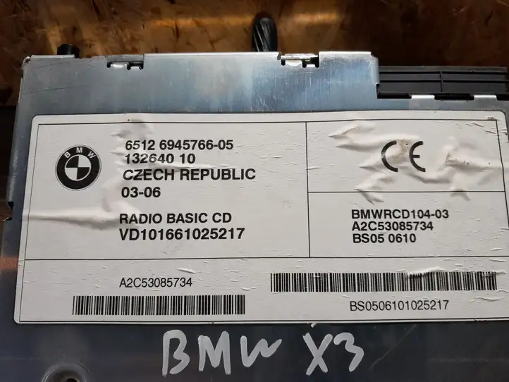 BMW X3 E83 (2003 - 2010) 13264010 Магнитола / мультимедийная система — фото 2