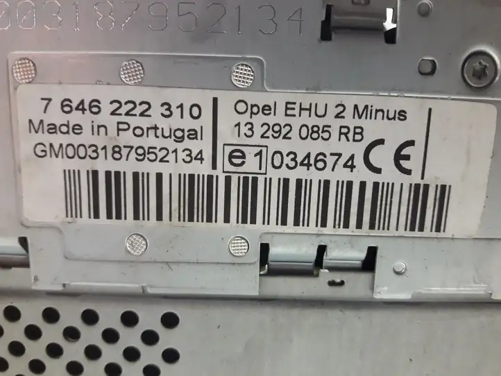 Opel Vectra C (2002 - 2005) 13292085RB Магнитола / мультимедийная система — фото 2