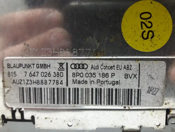 Audi A3/S3 8P (2004 - 2008) 8P0035186P Магнитола / мультимедийная система — фото 3