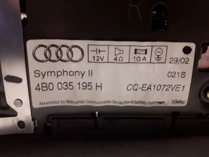 Audi A6 S6 C5 4B (1997 - 2001) 4B0035195H Магнитола / мультимедийная система — фото 3