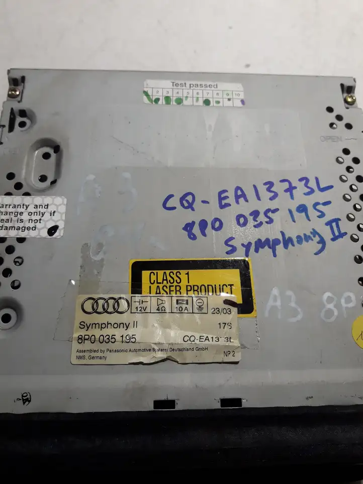 Audi A3/S3 8L (2000 - 2003) 8P0035195 Магнитола / мультимедийная система — фото 3
