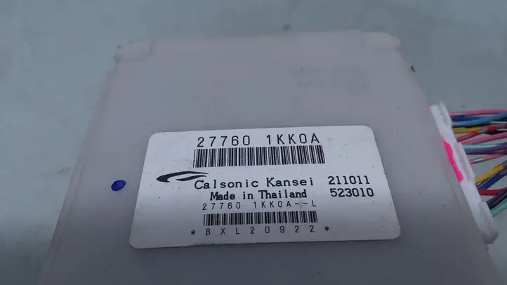 Nissan Juke I F15 (2010 - 2018) 277601KK0A Блок управления кондиционером — фото 3