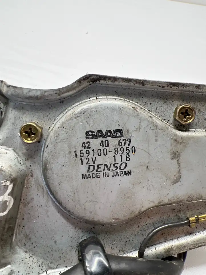 Saab 9-3 Ver1 (1998 - 2005) 4240677 Двигатель стеклоочистителя заднего стекла — фото 2