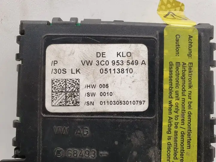Volkswagen PASSAT B6 (2005 - 2010) 3C0953549A Датчик угла поворота руля — фото 2
