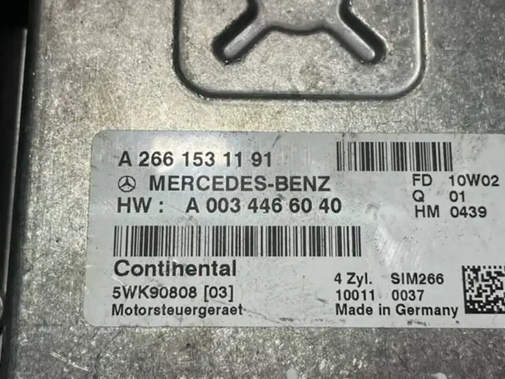 Mercedes-Benz A W169 (2004 - 2012) A0034466040 Блок управления двигателем (ЭБУ) — фото 4