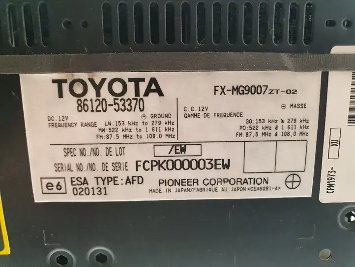 Lexus IS 220D-250-350 (2005 - 2010) 8612053370 Магнитола / мультимедийная система — фото 3