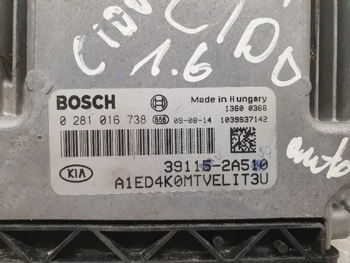 Kia Ceed (2010 - 2012) 391152A510 Блок управления двигателем (ЭБУ) — фото 2
