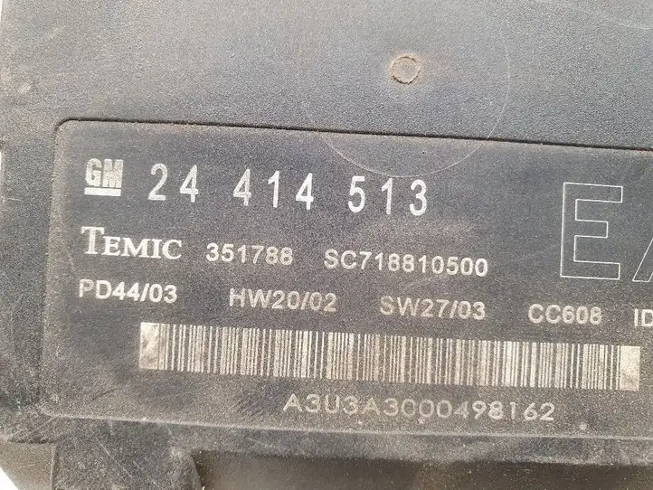Opel Signum (2002 - 2008) 24414513 Модуль комфорта — фото 2