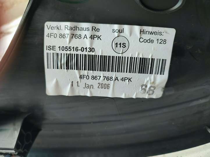 Audi A6 (2008 - 2011)  4F0867768 Отделка заднего порога (внутренняя)