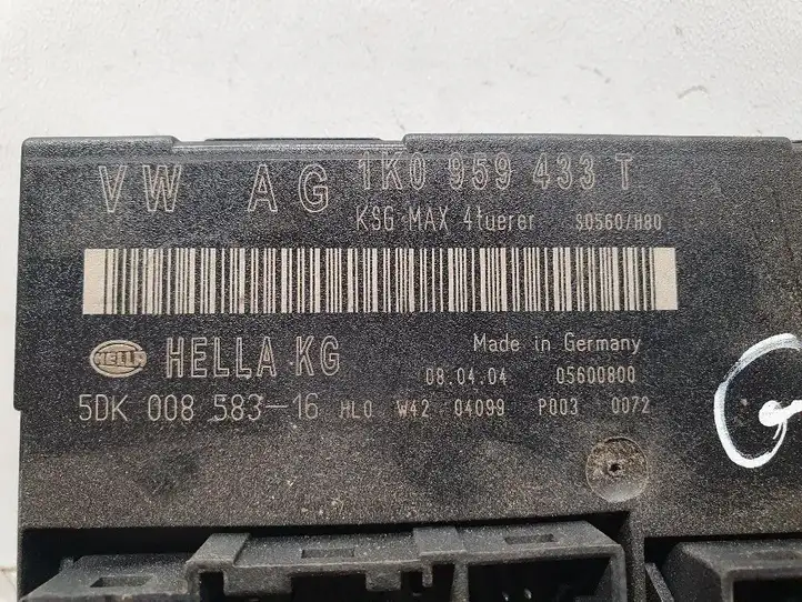 Volkswagen Golf Plus (2004 - 2008) 1K0959433T Модуль комфорта — фото 2