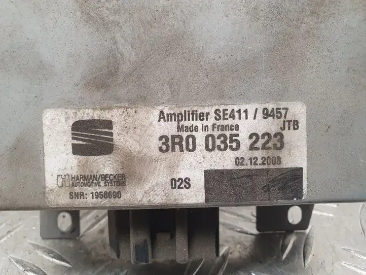 Seat Exeo (3R) (2008 - 2013) 3R0035223 Усилитель звука — фото 3