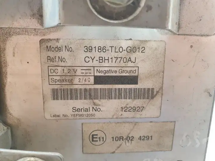 Honda Accord (2008 - 2016) 39186TL0G012 Усилитель звука — фото 4