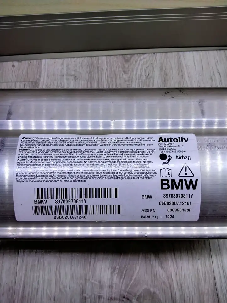 BMW 5 E60 E61 (2004 - 2010) 39703970811Y Подушка безопасности пассажира — фото 3