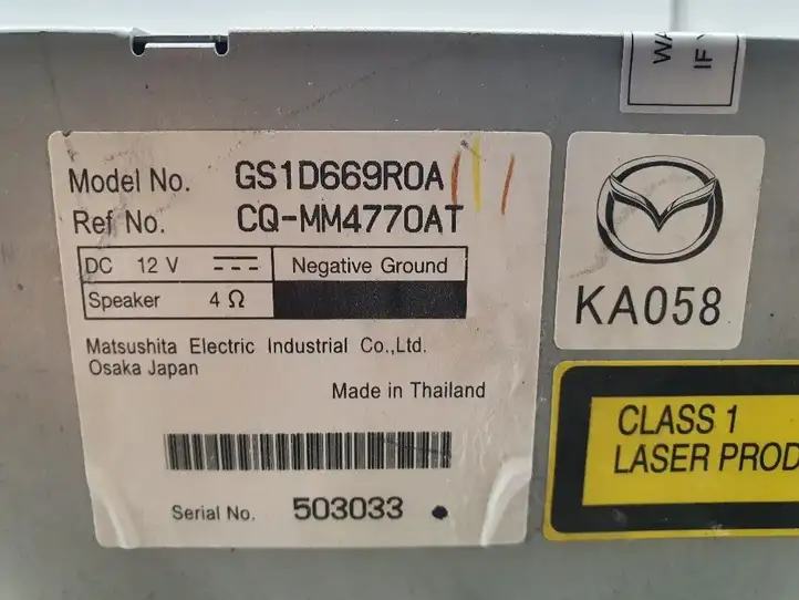 Mazda 6 (2009 - 2012) GS1D669R0A Магнитола / мультимедийная система — фото 3