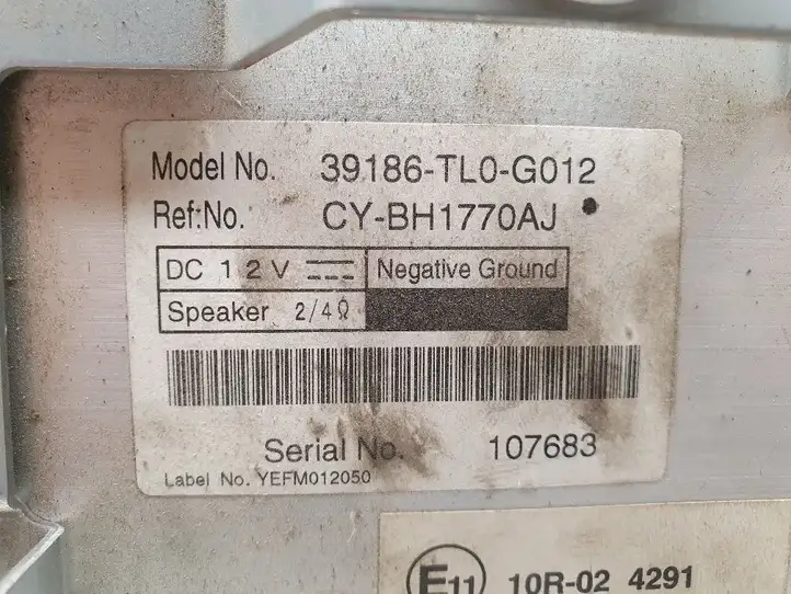 Honda Accord (2008 - 2016) 39186TL0G012 Усилитель звука — фото 4