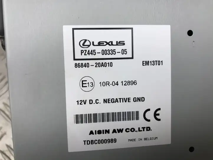 Lexus CT 200H (2013 - 2017) 8614076170 Магнитола / мультимедийная система — фото 2