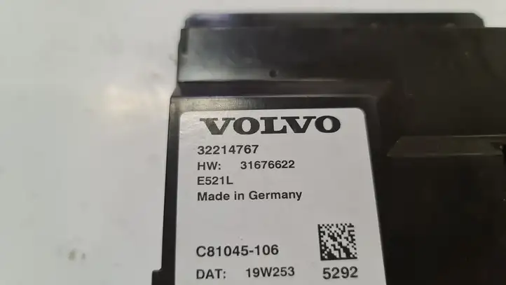 Volvo S90, V90 (2016 - 2020) 31676622 Блок управления крышкой багажника — фото 4