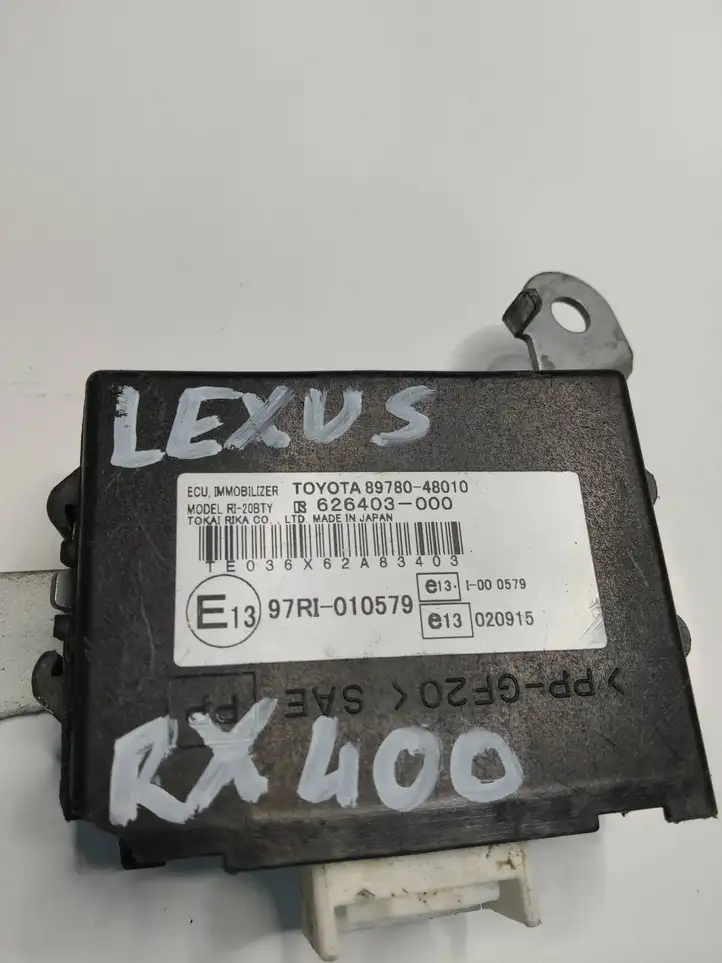 Lexus RX 330 - 350 - 400H (2003 - 2006) 8978048010 Блок иммобилайзера — фото 5