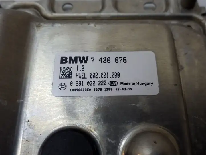 BMW X6 F16 (2014 - 2017) 7436676 Блок управления двигателем (ЭБУ) — фото 3